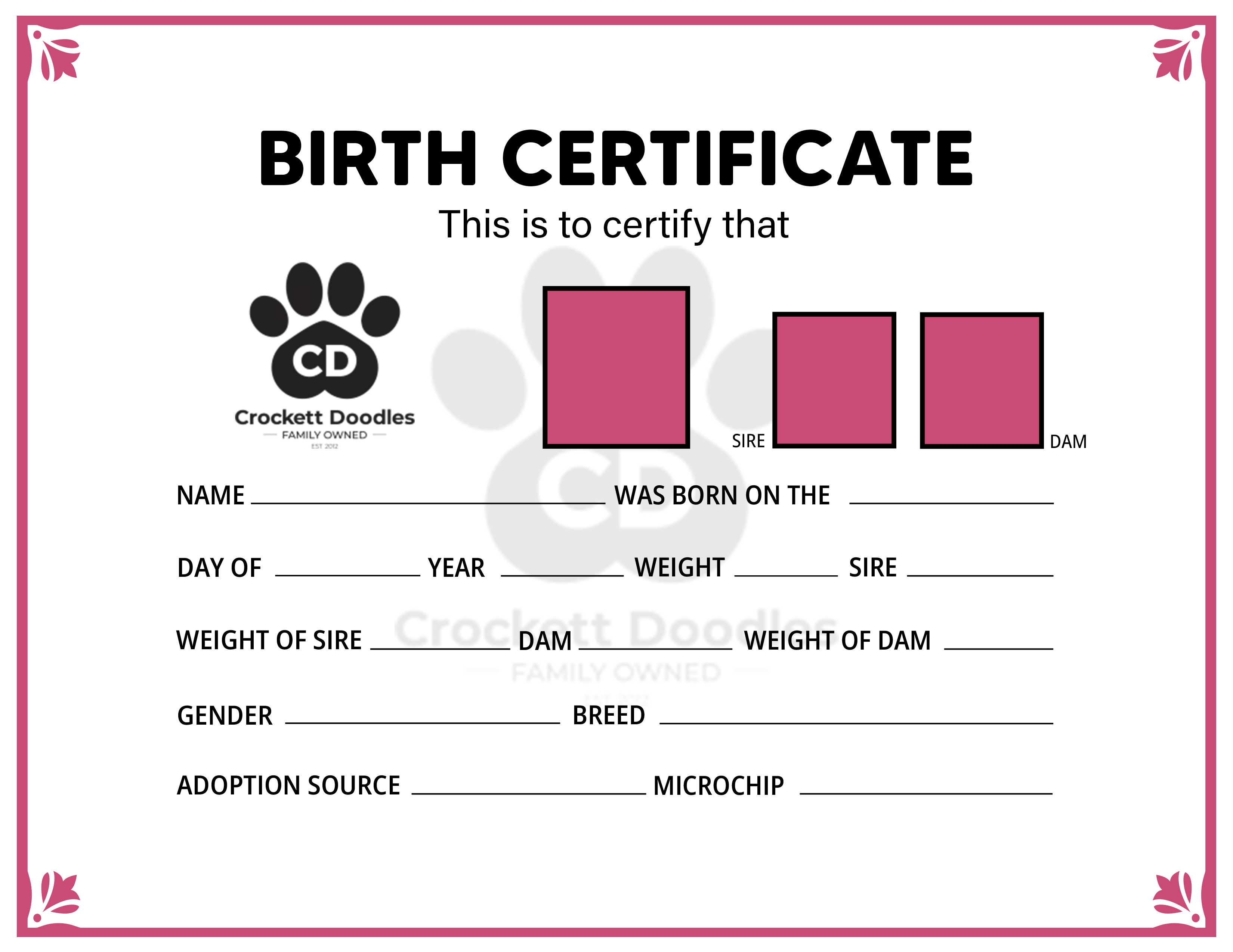 Pet Registration Services